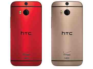 Glamour Red, Amber Gold HTC One (M8) units will launch at Verizon on June 5