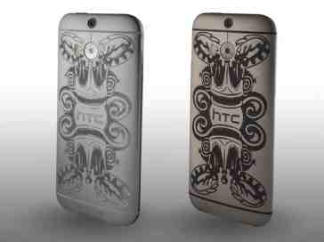HTC One (M8) PHUNK Limited Edition models include intricate, laser-etched artwork