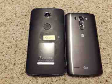 Motorola 'Shamu' Nexus phone reportedly caught dwarfing LG G3 in leaked photo
