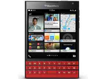Red BlackBerry Passport shown off from all sides in new images