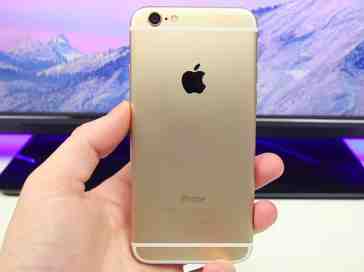 iPhone 6 gold rear close
