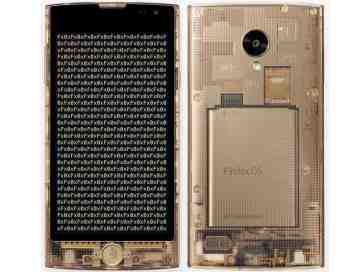 LG Fx0 is a high-end Firefox OS phone with a transparent body