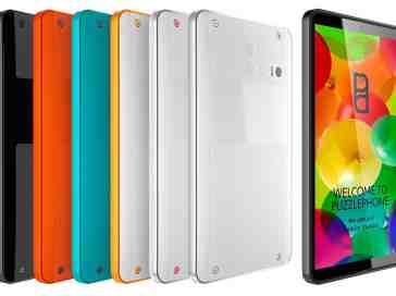 Puzzlephone modular Android smartphone colors