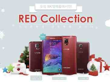 Red Samsung Galaxy Note 4