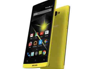 Archos Diamond smartphone official yellow