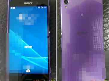 Purple Sony Xperia Z3 front and rear photos leak out
