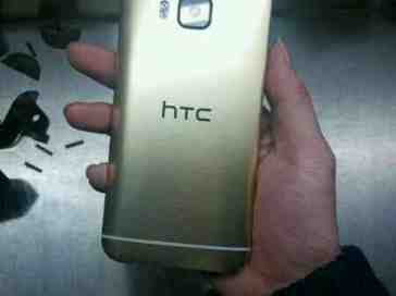 HTC One (M9) leaks continue with images of an alleged gold rear panel