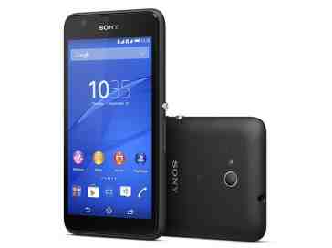 Sony Xperia E4g is a low-cost Android phone with 4G LTE and a rounded body