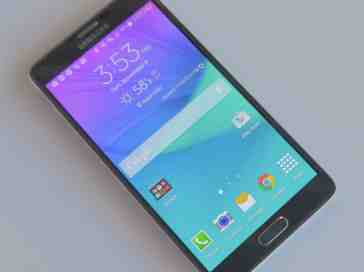 Samsung Galaxy Note 4 laying close