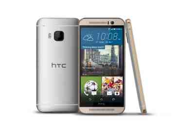 HTC One M9 dual finish silver gold official