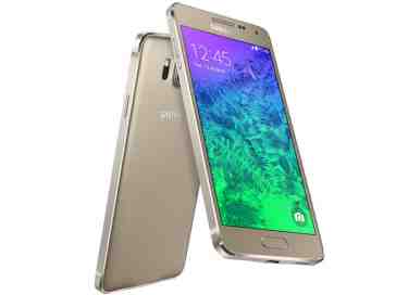 Samsung Galaxy Alpha gold