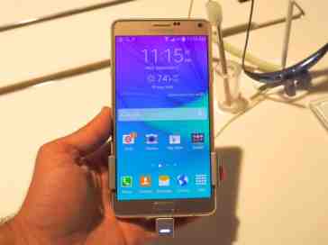 Samsung Galaxy Note 4 gold