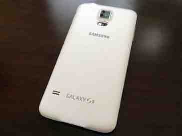 Samsung Galaxy S5 white rear