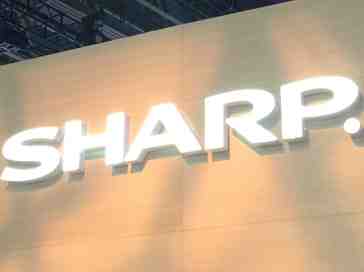Sharp logo closeup