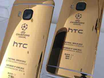 HTC One M9 covered in 24-karat gold revealed