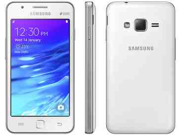 Samsung Z1 Tizen phone white