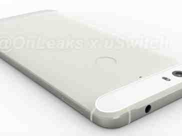 Huawei Nexus 6 render rear