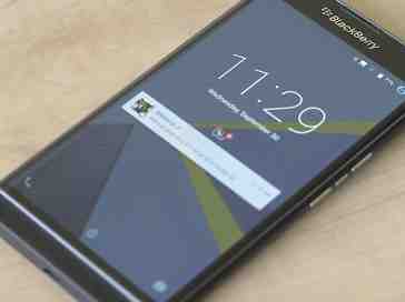 BlackBerry Priv pre-order page briefly appears with full spec list and $749 price tag