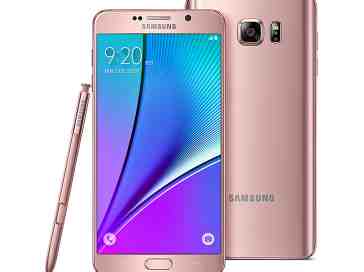 Samsung shows off Galaxy Note 5 in Silver Titanium, Pink Gold colors