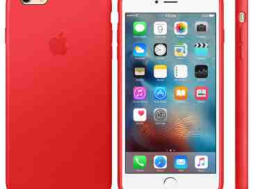 iPhone 6s Plus PRODUCT RED leather case