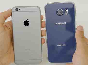 iPhone 6 Galaxy S6 hands on