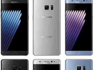 Samsung Galaxy Note 7 image leak shows off three color options