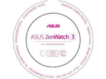 ASUS ZenWatch 3 FCC filing hints at round display