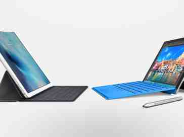 Apple iPad Pro and Microsoft Surface Pro 4