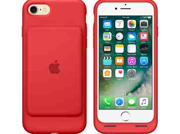 Apple selling red iPhone 7 Smart Battery Case, other accessories for Product (RED)