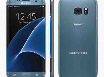 Verizon Blue Coral Galaxy S7 edge