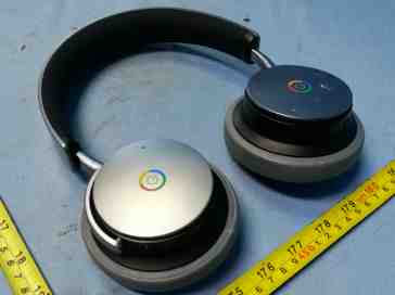 Google-branded Bluetooth headphones shown off by the FCC