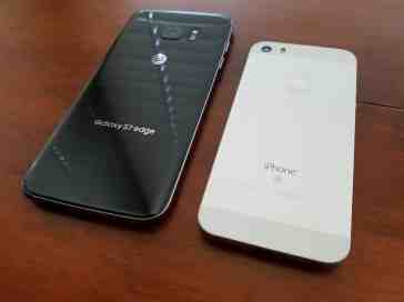 Samsung Galaxy S7 Edge and Apple iPhone SE