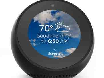 Amazon Echo Spot is a smart alarm clock with Alexa and a 2.5-inch display