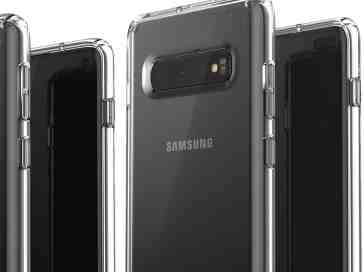 Samsung Galaxy S10E, S10, and S10+ pictured side-by-side in new leak