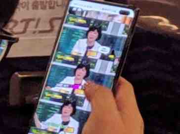 Samsung Galaxy S10+ appears in leaked photo with hole-punch and dual front cameras