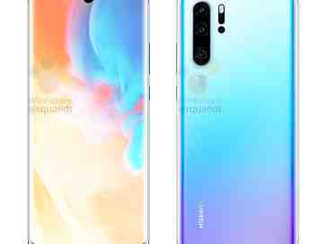 Huawei P30 Pro and P30 shown off in leaked renders