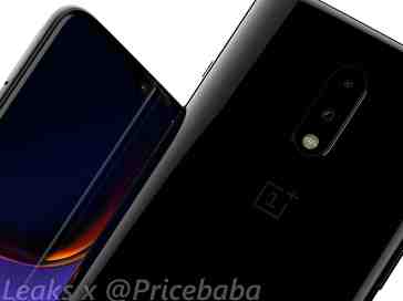 OnePlus 7 appears in leaked renders with 6T design, including notch