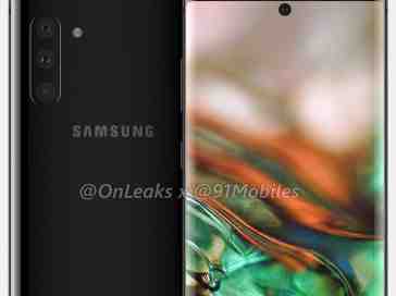 Samsung Galaxy Note 10 renders show hole-punch and no 3.5mm headphone jack
