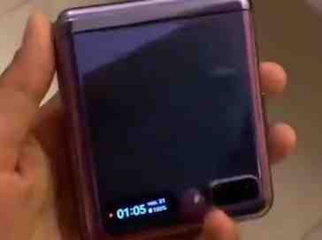 Galaxy Z Flip shown folding and unfolding in new video leak