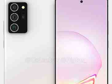 Samsung Galaxy Note 20+ renders show slim bezels and larger camera bump