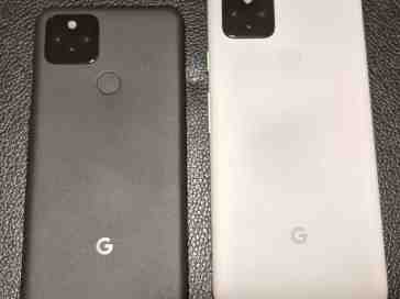 Pixel 5 and Pixel 4a 5G pose for a photo as spec details leak