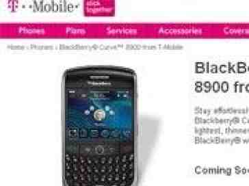 T-Mobile to release BlackBerry Curve 8900 to business customers first