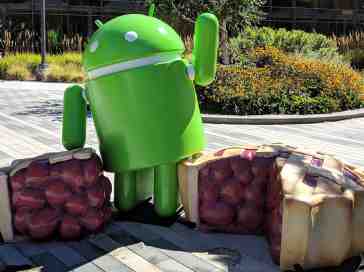 Google adds Android Pie statue to its campus