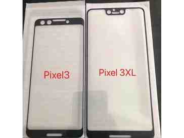 Google Pixel 3 and Pixel 3 XL front designs purportedly shown in new image leak