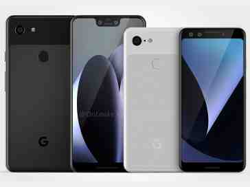 New Google Pixel 3 XL and Pixel 3 renders show the phones off from multiple angles