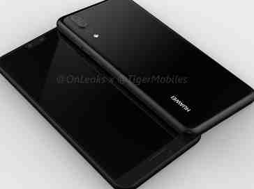 Huawei P20 shown in leaked renders with triple rear camera setup