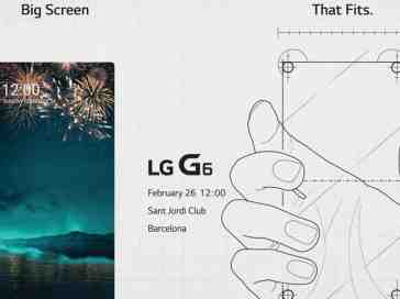 LG G6 event invitation hints at a large screen with slim bezels
