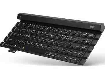 LG Rolly Keyboard 2 official, gains a fifth row of keys