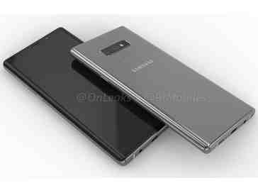 Samsung Galaxy Note 9 render leak hints at new fingerprint reader placement