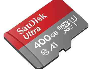 SanDisk microSD cards now on sale, including 400GB model